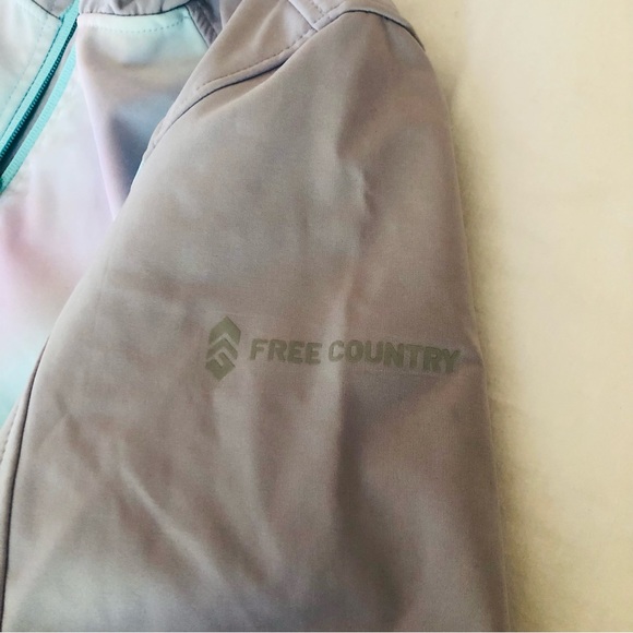 NWT New Girls Free Country Super SoftShel, color mint/purple print - Picture 12 of 16